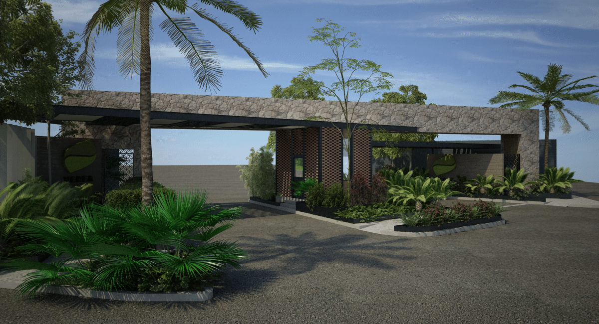 Verea portico render by crecento